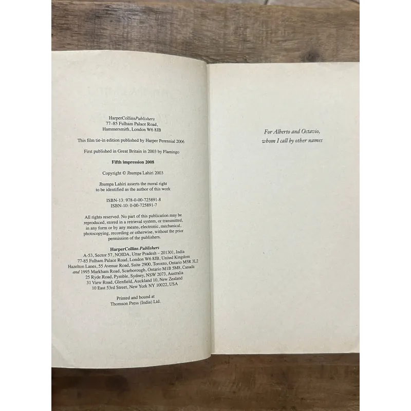 The Namesake - Jhumpa Lahiri 731953