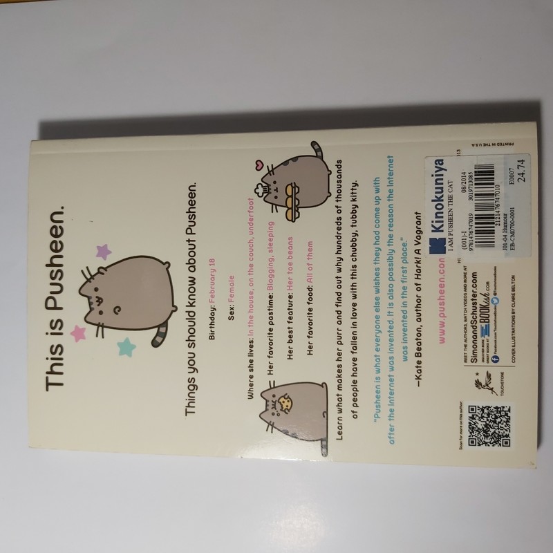 I am Pusheen the Cat - Tớ là mèo Pusheen - Bản tiếng Anh và tiếng Việt - còn mới 192756