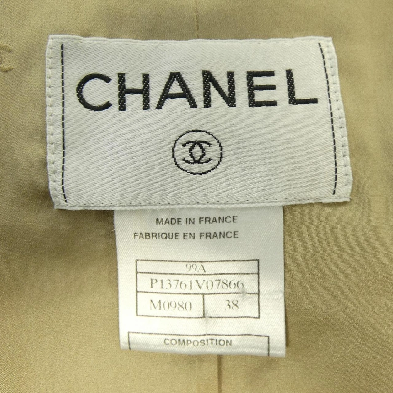 【Vintage】Chanel CHANEL P13761V07866 99A Áo khoác không cổ 632615