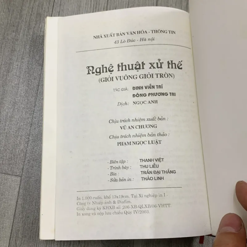 Nghệ thuật xử thế, giỏi vuông giỏi tròn. 1a5 1002843