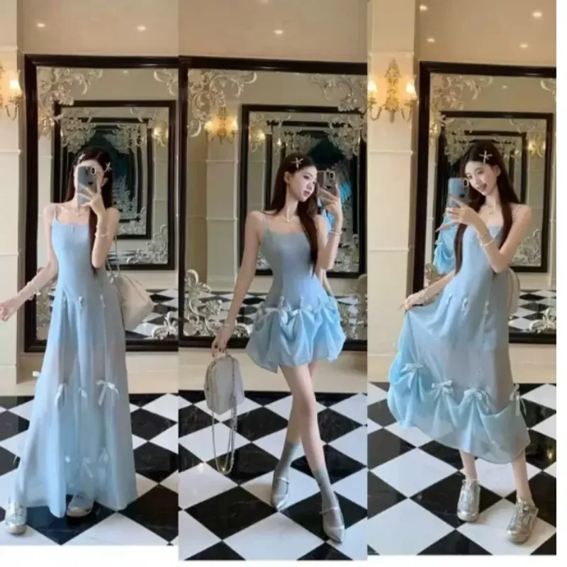 ĐẦM 2 DÂY NỮ ĐÍNH NƠ MẶC ĐƯỢC 3 KIỂU 707393