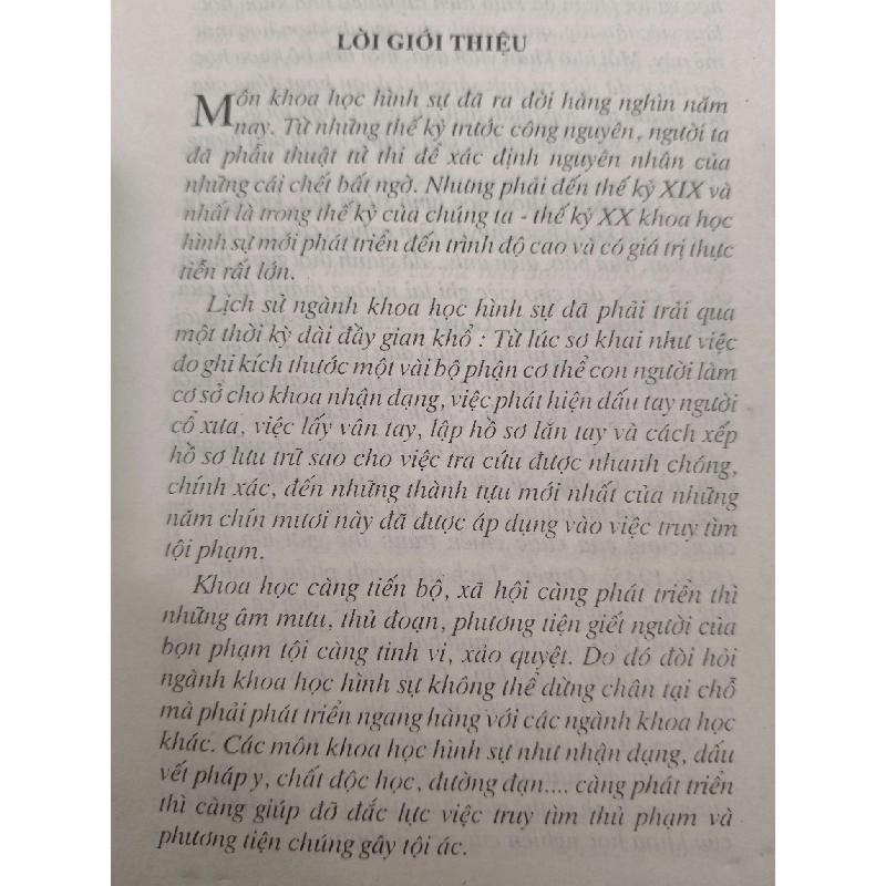 100 năm khoa học hình sự thế giới - 1994 - 299 trang - LỊCH SỬ - CHÍNH TRỊ - TRIẾT HỌC - ANTQ2911-6 712578