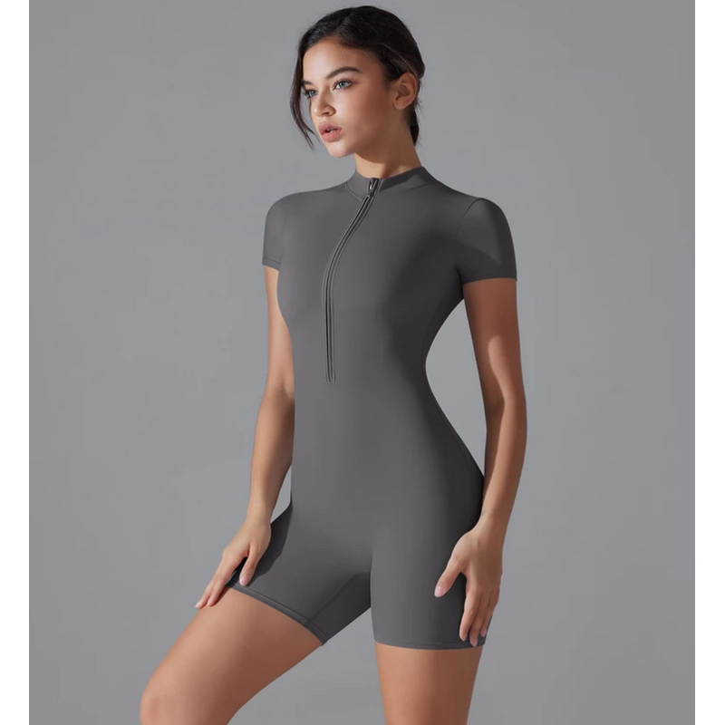 Đồ thể thao cao cấp co giãn & thoáng khí tập Yoga, Zumba, Gym (Size M) - Màu xám 334193