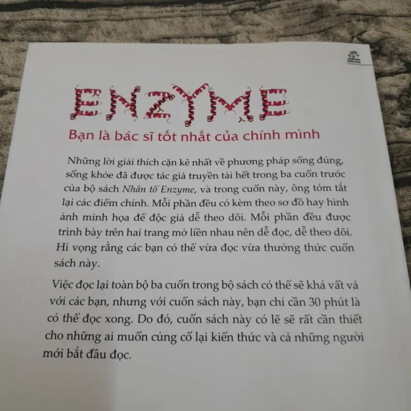 Nhân tố ENZYME. Tái bản lần 4. T giả Hiromi Shinya. Như Nữ dịch 746132