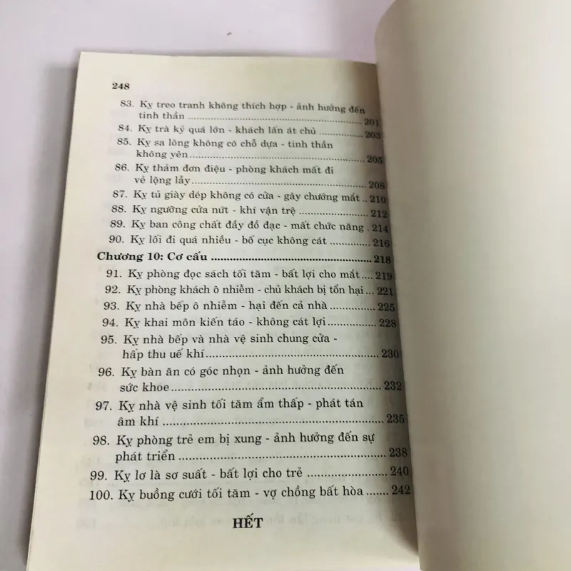 PHONG THUỶ NHÀ Ở 100 ĐIỀU KIÊNG KỴ 700971