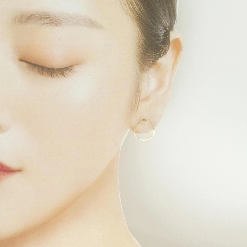 K18YG Bông tai - Hàng hiệu Authentic 870545