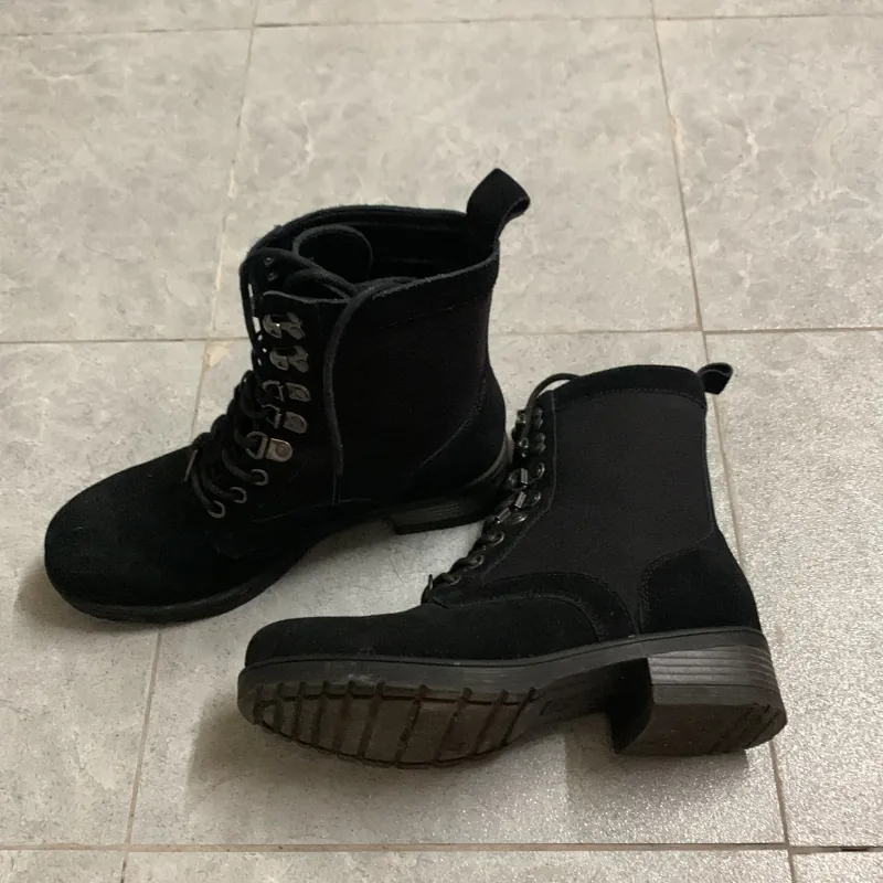 Giày boot nữ đen cao 4cm  759572