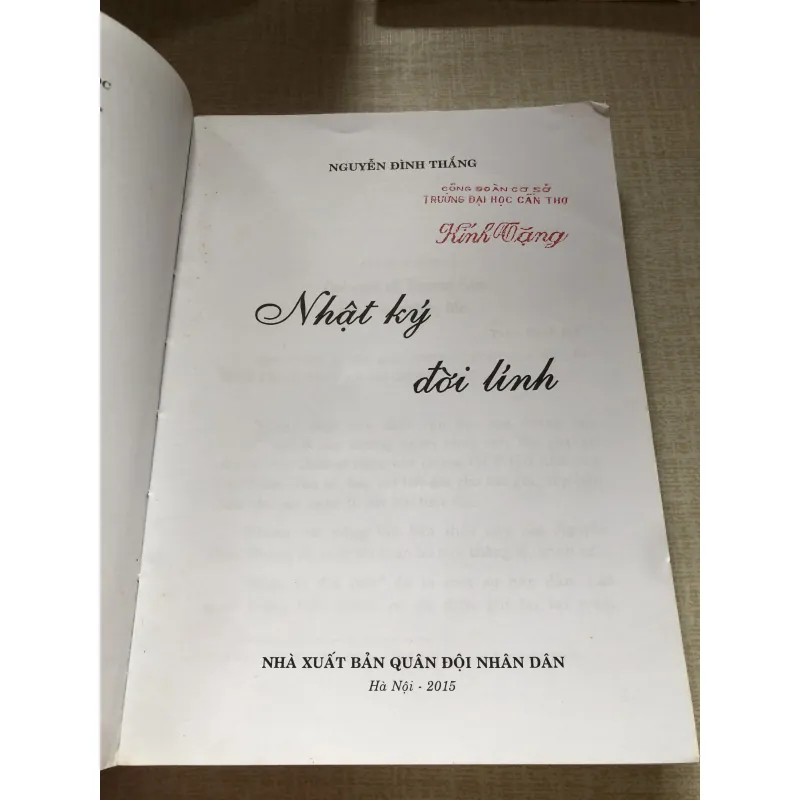 Nhật ký đời lính-Nguyễn Đình Thắng 961383