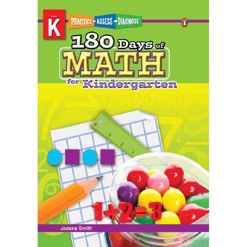 Sách Tiếng Anh - 180 Days of Math - Trọn Bộ K,1,2,3,4,5 -  Mới 56832