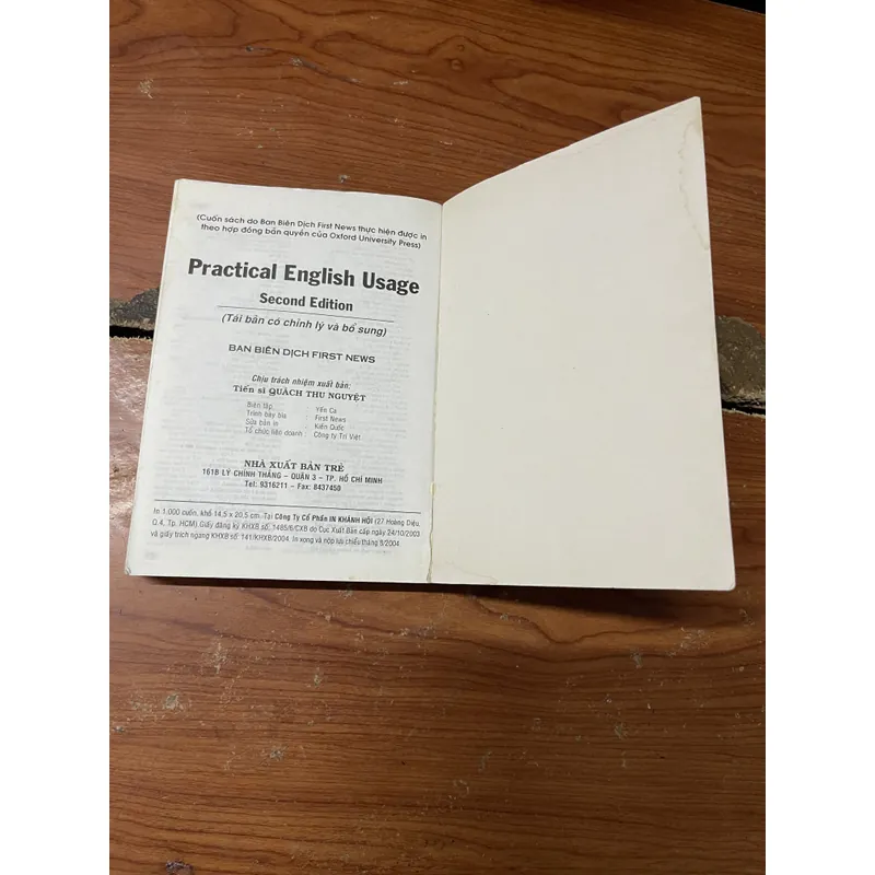 605 ĐỀ MỤC NGỮ PHÁP TIẾNG ANH- PRACTICAL ENGLISH USAGE- MICHAEL SWWAN 602223