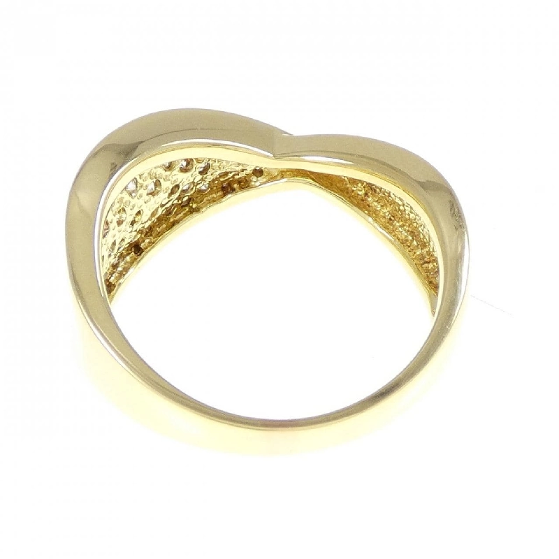 Nhẫn kim cương Pavé K18YG 0.50CT 671993