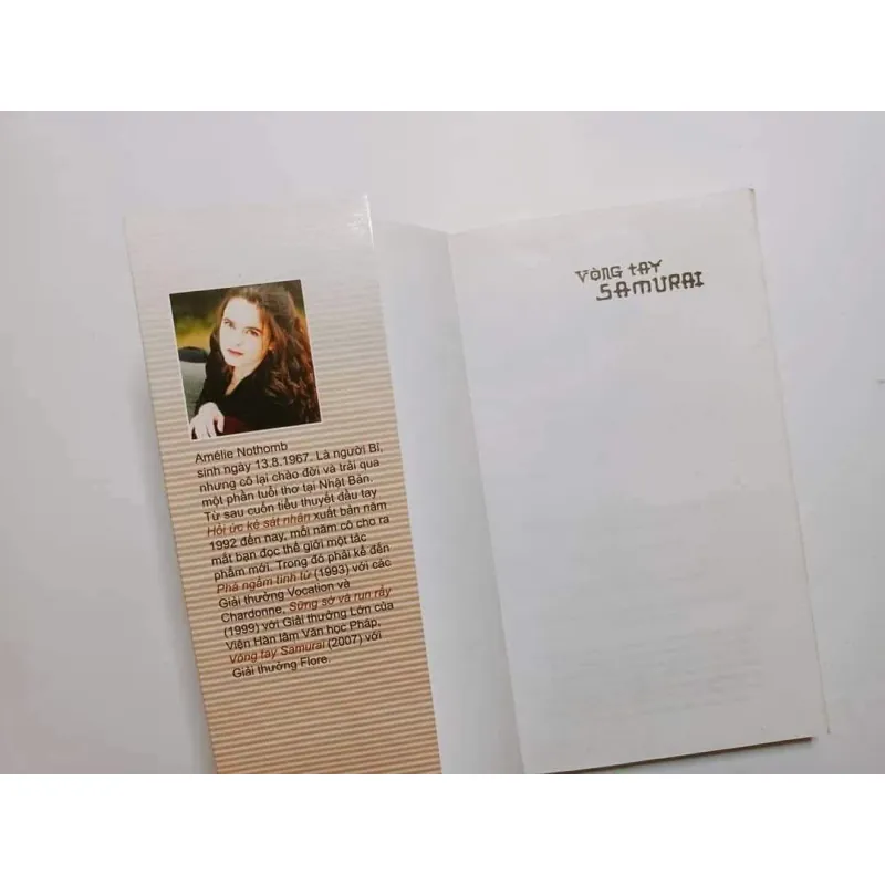 Vòng Tay Samurai - Amélie Nothomb 754187