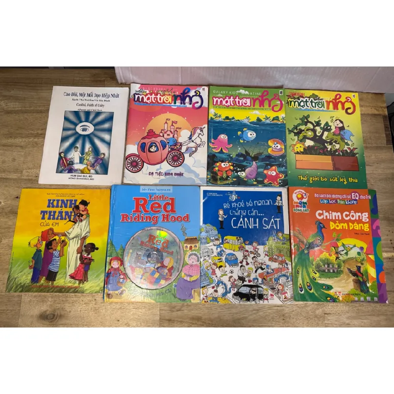 [Phiên Chợ Sách Cũ] Combo 8 cuốn tranh thiếu nhi, bìa cứng + mềm, 1503 411483