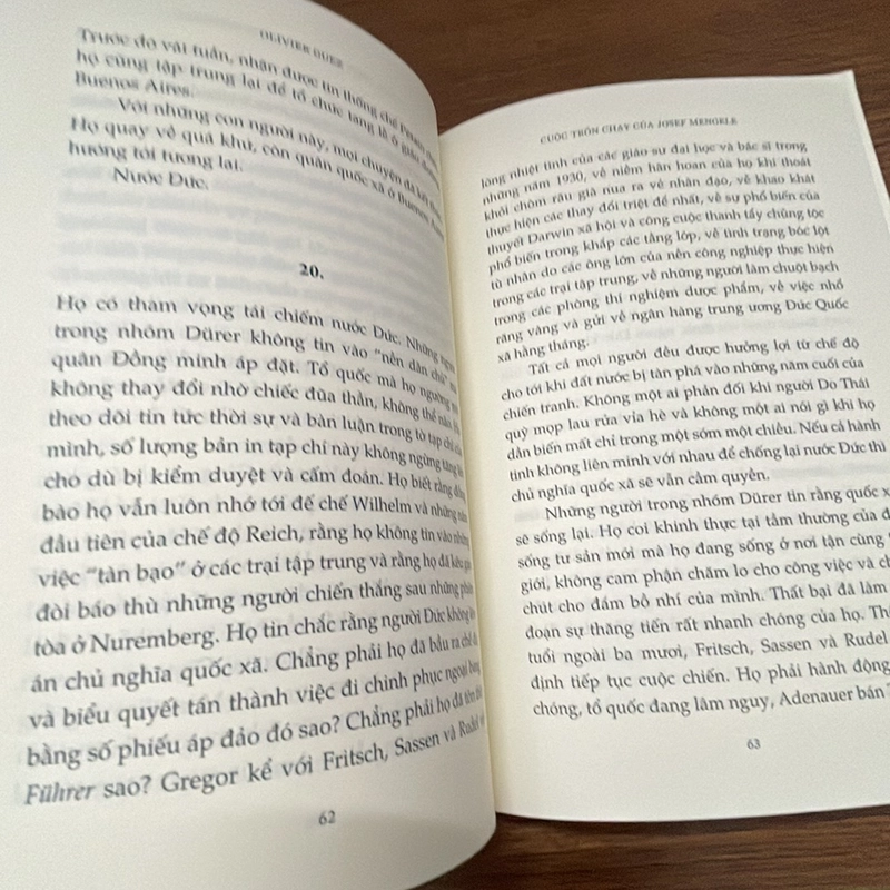 Cuộc trốn chạy của Josef Mengele Olivier Guez 358578