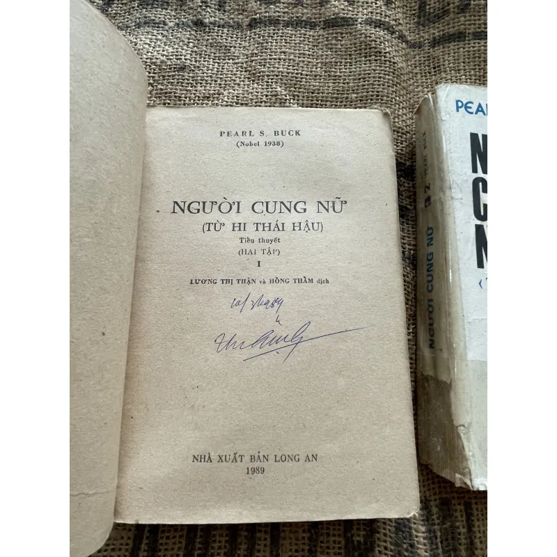 Người cung nữ - Pearl Buck , trọn bộ 2 tập - Nobel 1938  1004280