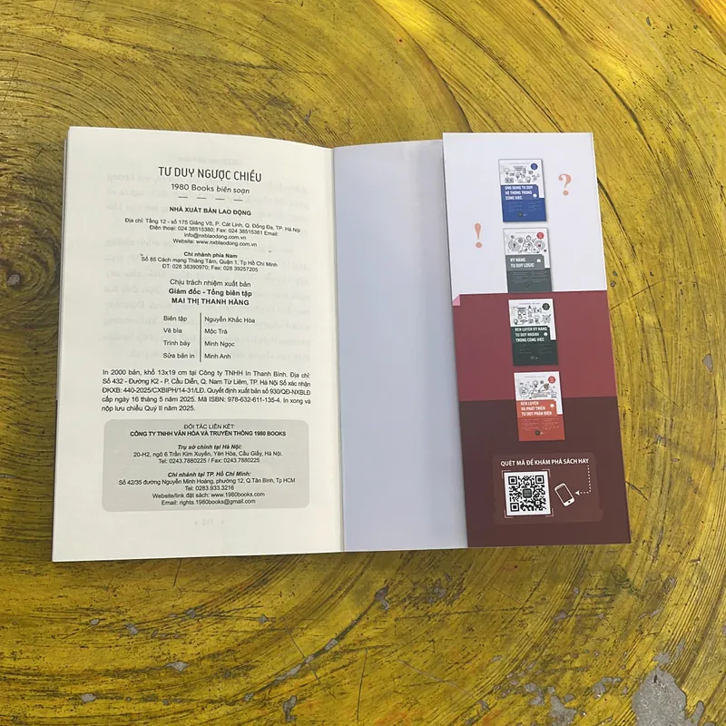 TƯ DUY NGƯỢC CHIỀU- TƯ DUY THỰC CHIẾN 1980 books biên soạn 639570