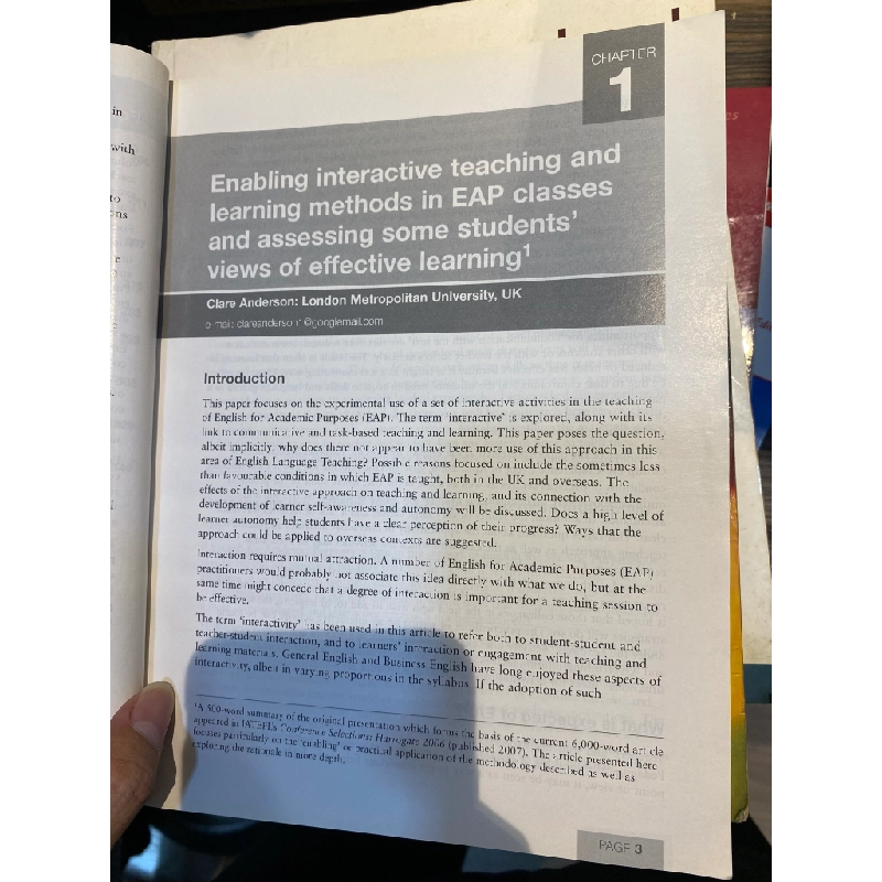Current Developments in English for Academics, Specific and Occupational Purposes - Mark Krzanowski 449042