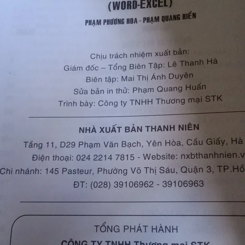 Tự học nhanh Microsoft Office ( Word - Excel) còn mới 90% 589244
