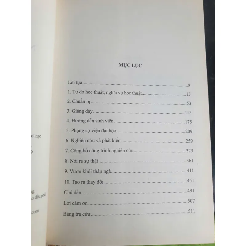Sách Nghĩa vụ học thuật- Donald Kennedy mới 90% 674734