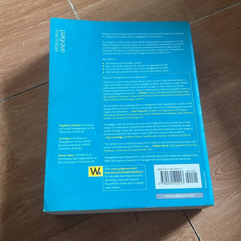 Sách quản lý và tổ chức  740383