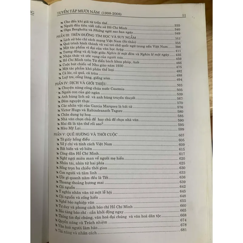 Phan Quang - Tuyển Tập Mười Năm - Có Chữ Ký Tác Giả 927430