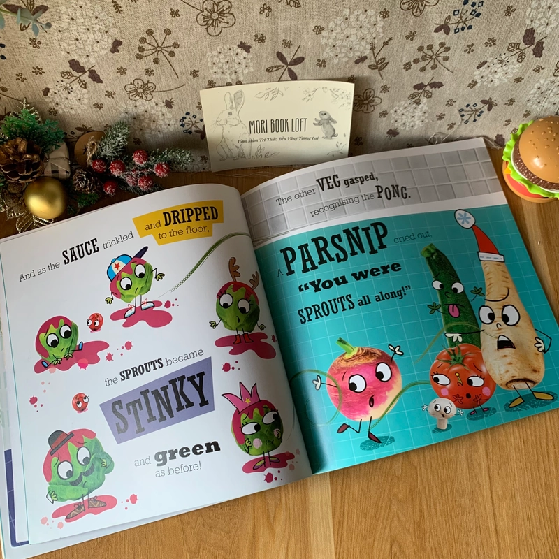 Sách tranh tiếng anh The Stinky Sprouts: A Christmas Tale, Used 463599