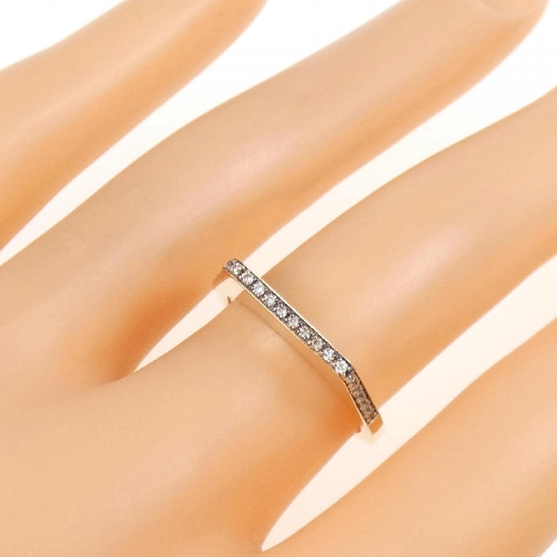 Nhẫn kim cương K10YG/K10BG 0.11CT 673266