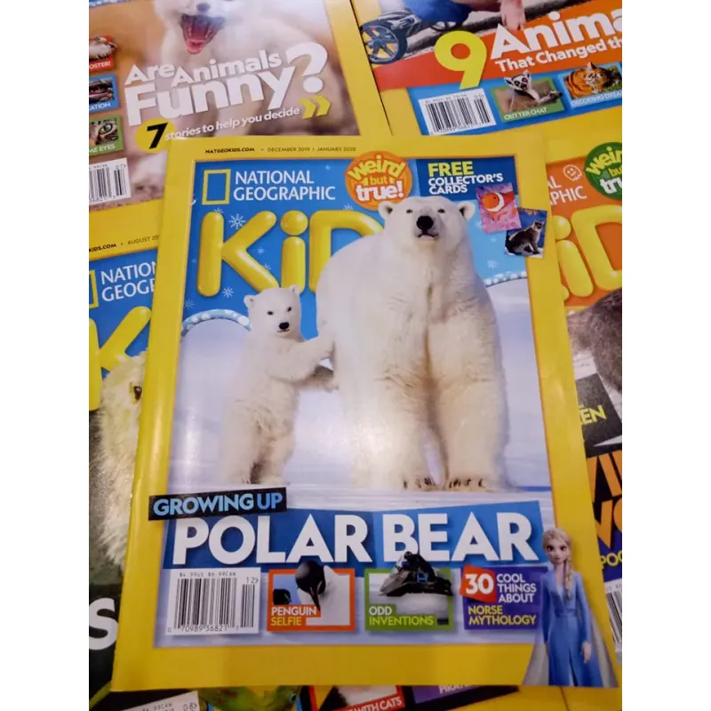 Combo 18 cuốn tạp chí khoa học tiếng Anh Nat Geo cho bé 732926