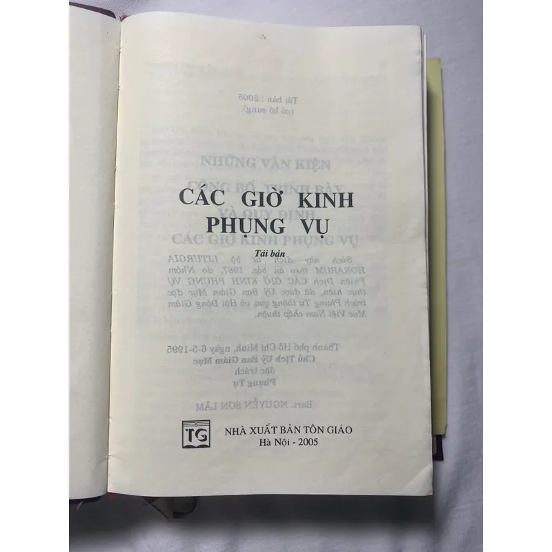 Các giờ kinh Phụng vụ - 2005 732428