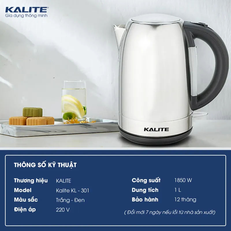 ⚡ Kalite KL-301 – Công suất mạnh, nước sôi chỉ trong vài phút! 715982