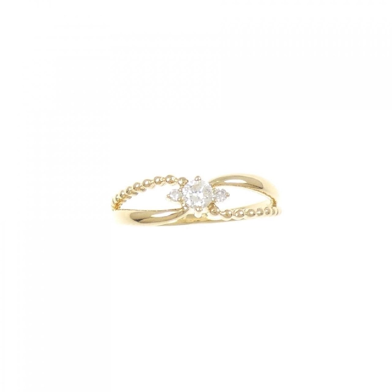 Nhẫn kim cương K18YG 0.12CT - Hàng hiệu chính hãng 848494