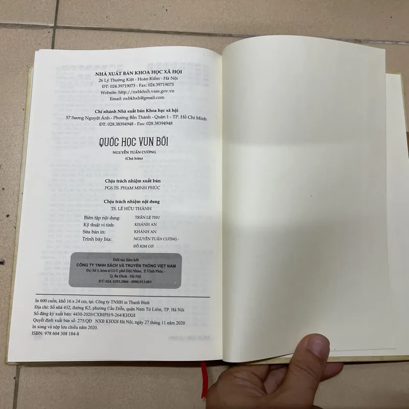 Tùng thư văn hóa Hán Nôm - Quốc Học Vun Bồi ( bìa cứng) 992513