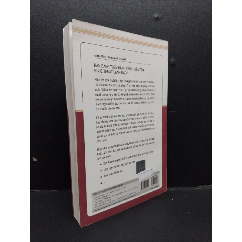 Nhà lãnh đạo giỏi giải quyết vấn đề như thế nào? mới 80% ố bẩn bìa 2017 HCM1008 John C. Maxwell QUẢN TRỊ 916467