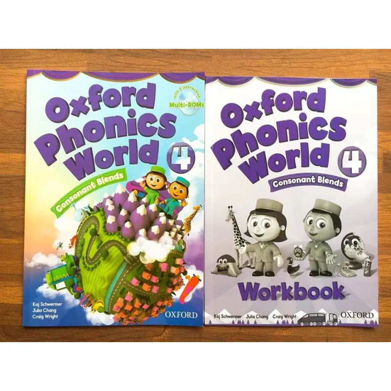 Oxford phonics world - Level 4 - 2 quyển 760030