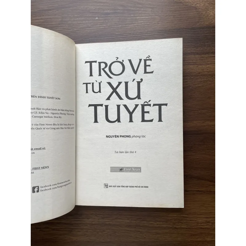 Trở về từ xứ tuyết - Nguyên Phong 990049