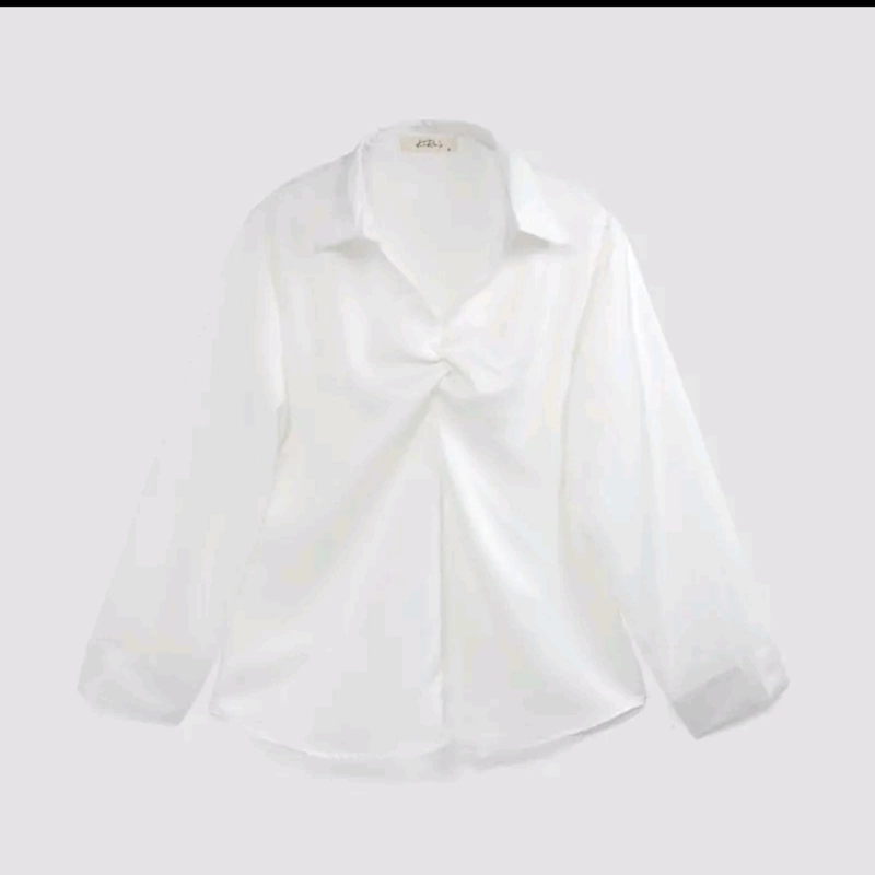 Áo sơ mi tay dài chất lụa ngọc trai 546504