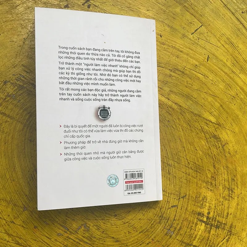 THÓI QUEN QUYẾT ĐỊNH TỐC ĐỘ CÔNG VIỆC- YAMAMOTO NORIAKI 709575