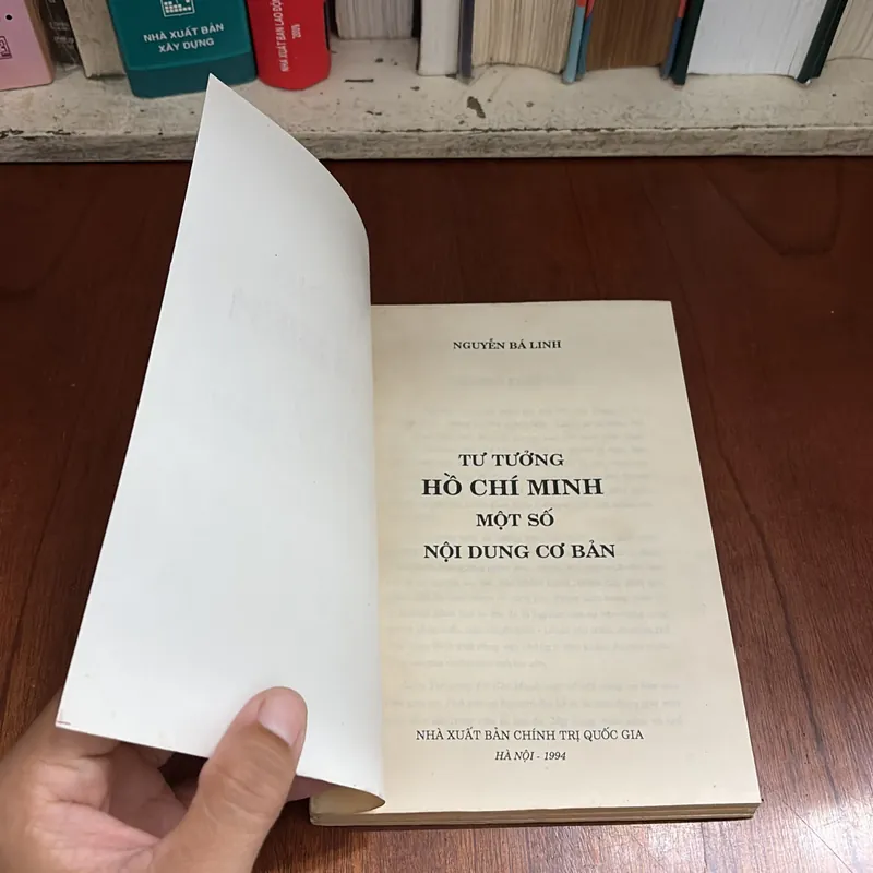 II Tựa sách: Tư Tưởng Hồ Chí Minh _ Một Số Nội Dung Cơ Bản - Nguyễn Bá Linh - 1994 603062