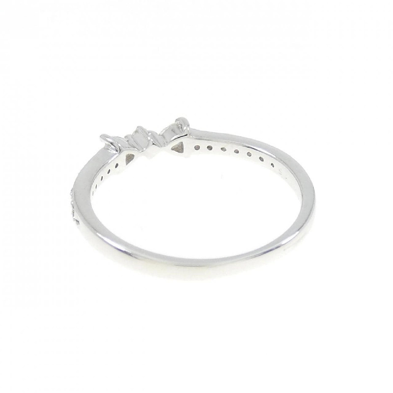 Nhẫn hồng ngọc kim cương K18WG 0.15CT 670507