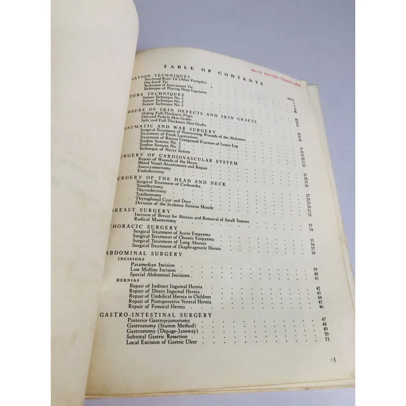 MANUAL OF OPERATIVE PROCEDURE AND SURGICAL KNOTS 700910