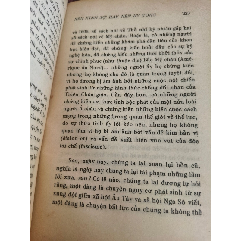 Nên Kinh Sợ Hay Nên Hy Vọng - Tibor Mende ( Bản Dịch Của Tam Ích ) 301160