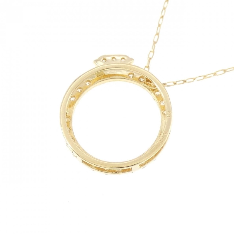 Dây chuyền kim cương K18YG 0.30CT - Hàng hiệu Chính hãng 857680