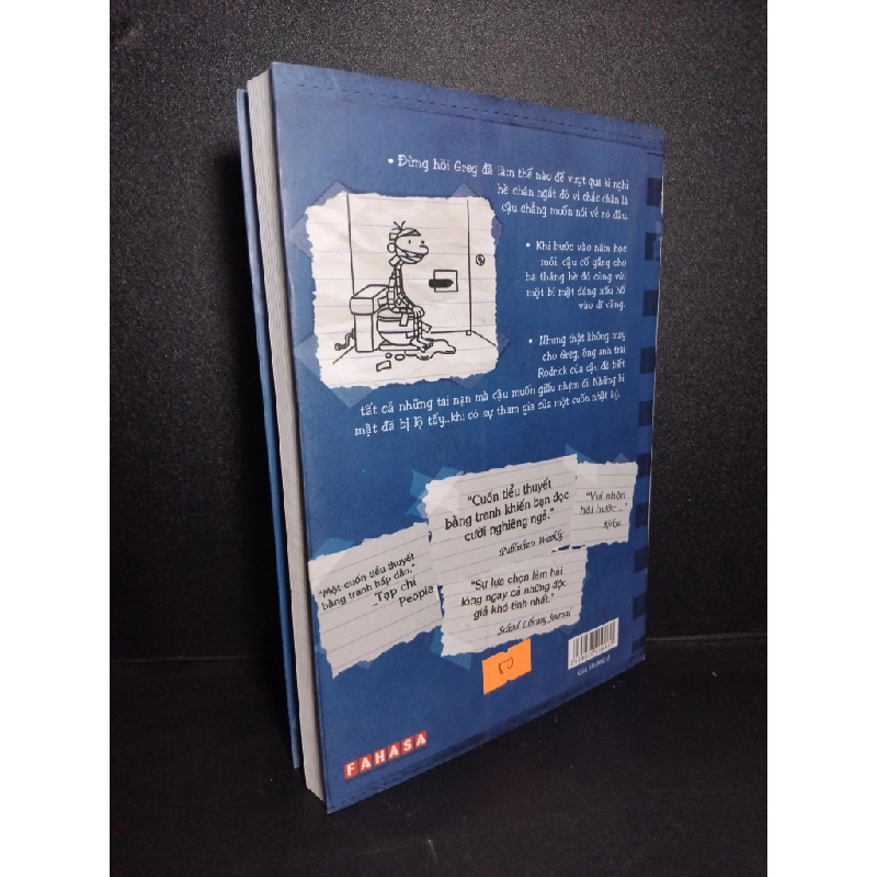 Nhật ký chú bé nhút nhát 2 "Luật" của Rodrick mới 90% bẩn nhẹ 2014 HCM1001 Jeff Kinney VĂN HỌC 380264