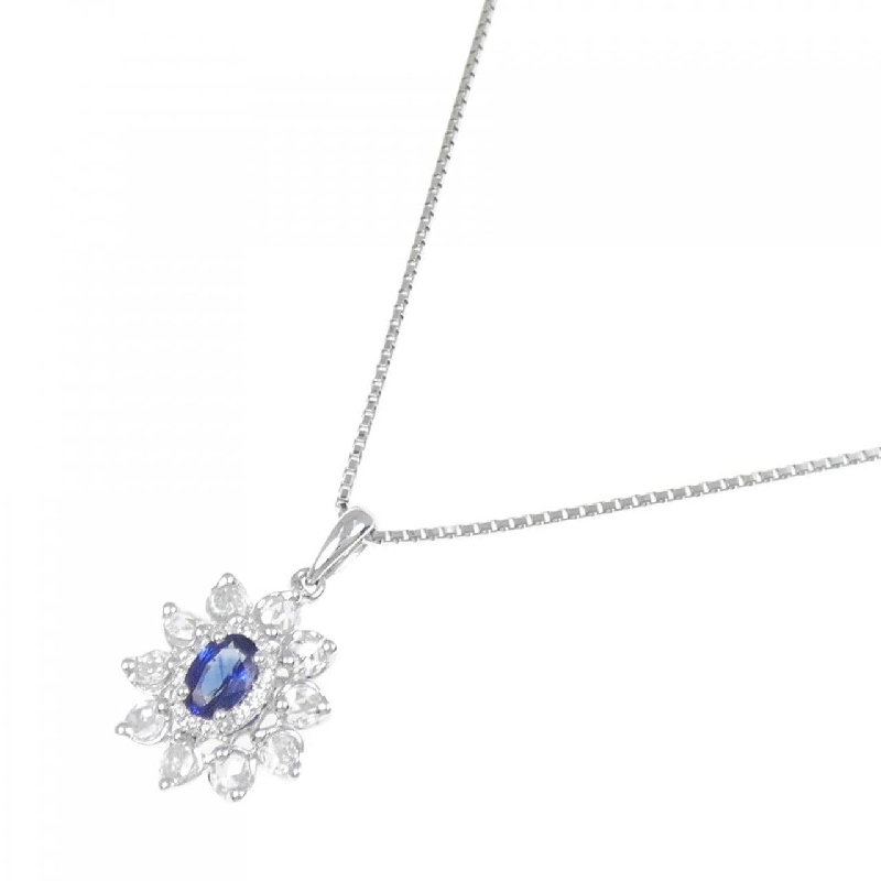 K18WG Sapphire Necklace - Hàng hiệu Authentic 859704
