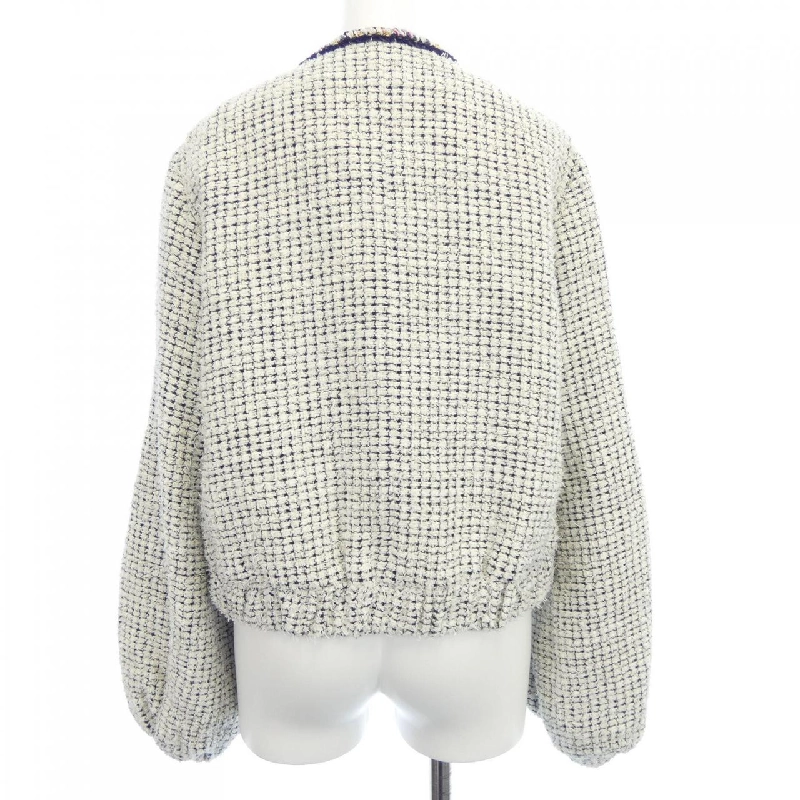 【Khuyến mãi】Áo khoác không cổ CHANEL 641593