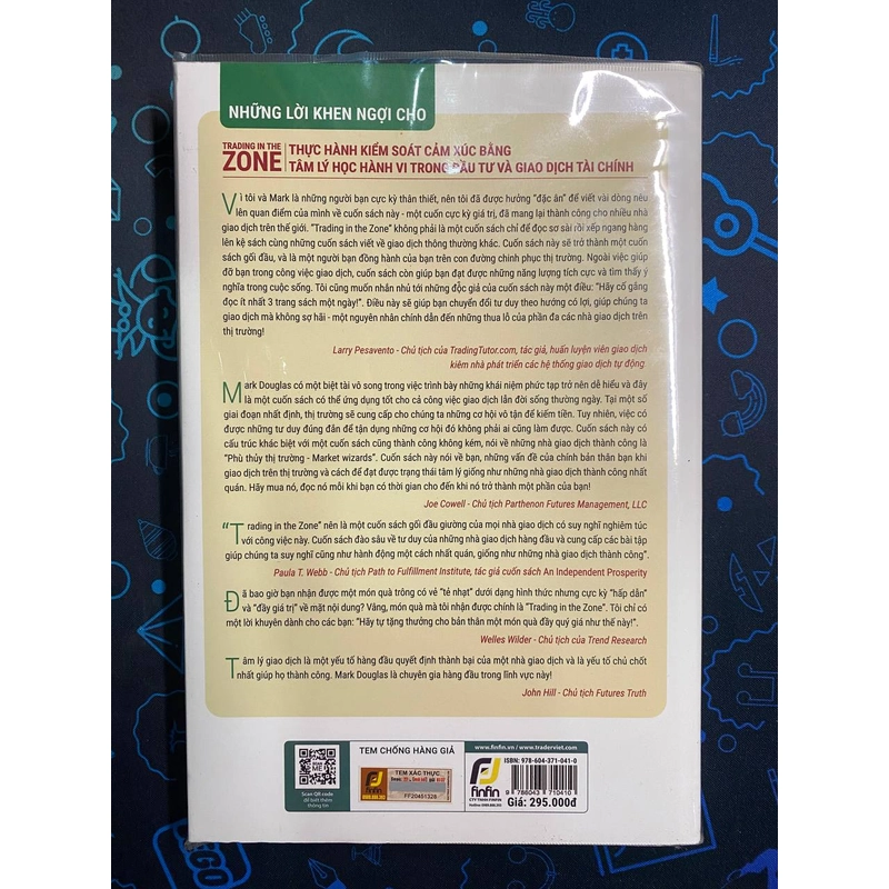 - TRADING IN THE ZONE THỰC HÀNH KIỂM SOÁT CẢM XÚC.. - Mark Douglas - Mới 362031