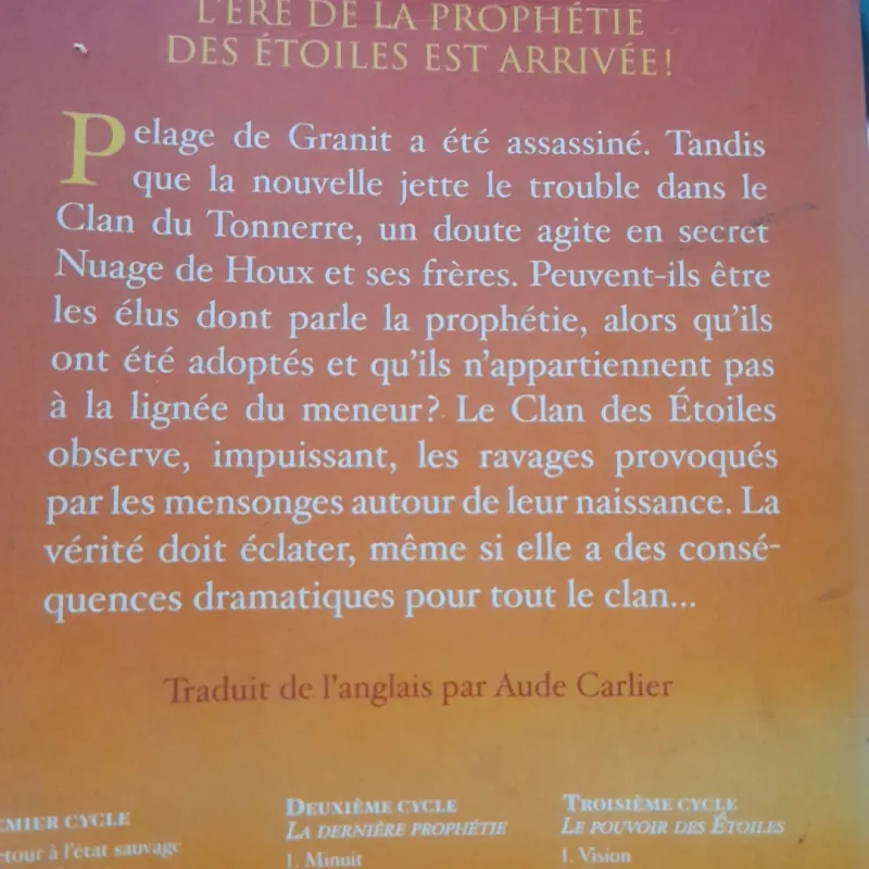Erin Hunter - LE POUVOUR DES ÉTOULES LA GUERRE DES CLANS, Cycle III - LivreVI Solei levant 798002
