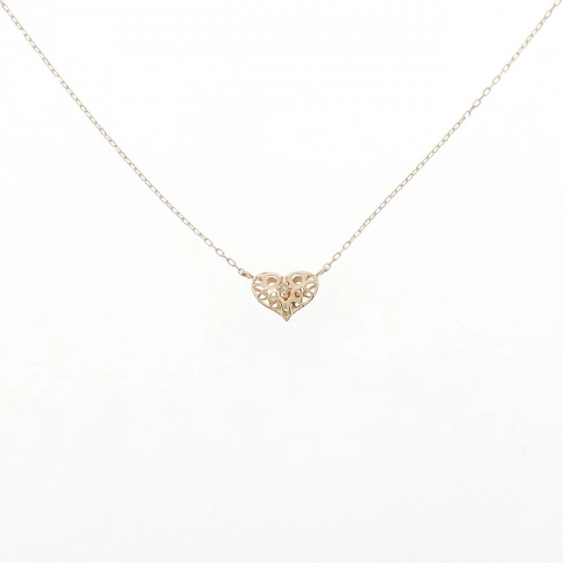 K10YG Mặt Dây Chuyền Hình Trái Tim Đá Garnet - Hàng hiệu Chính Hãng 858606