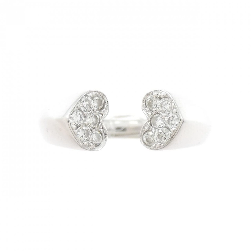 Nhẫn kim cương hình trái tim K18WG 0.20CT - Hàng hiệu Chính hãng 851136