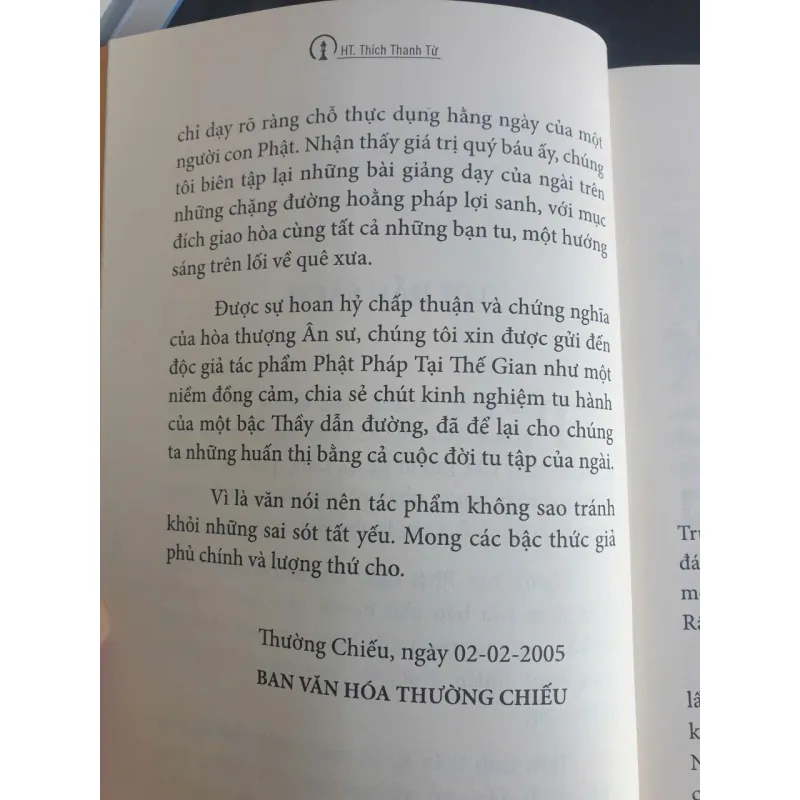 Phật Pháp Tại Thế Gian - Thích Thanh Từ 723053